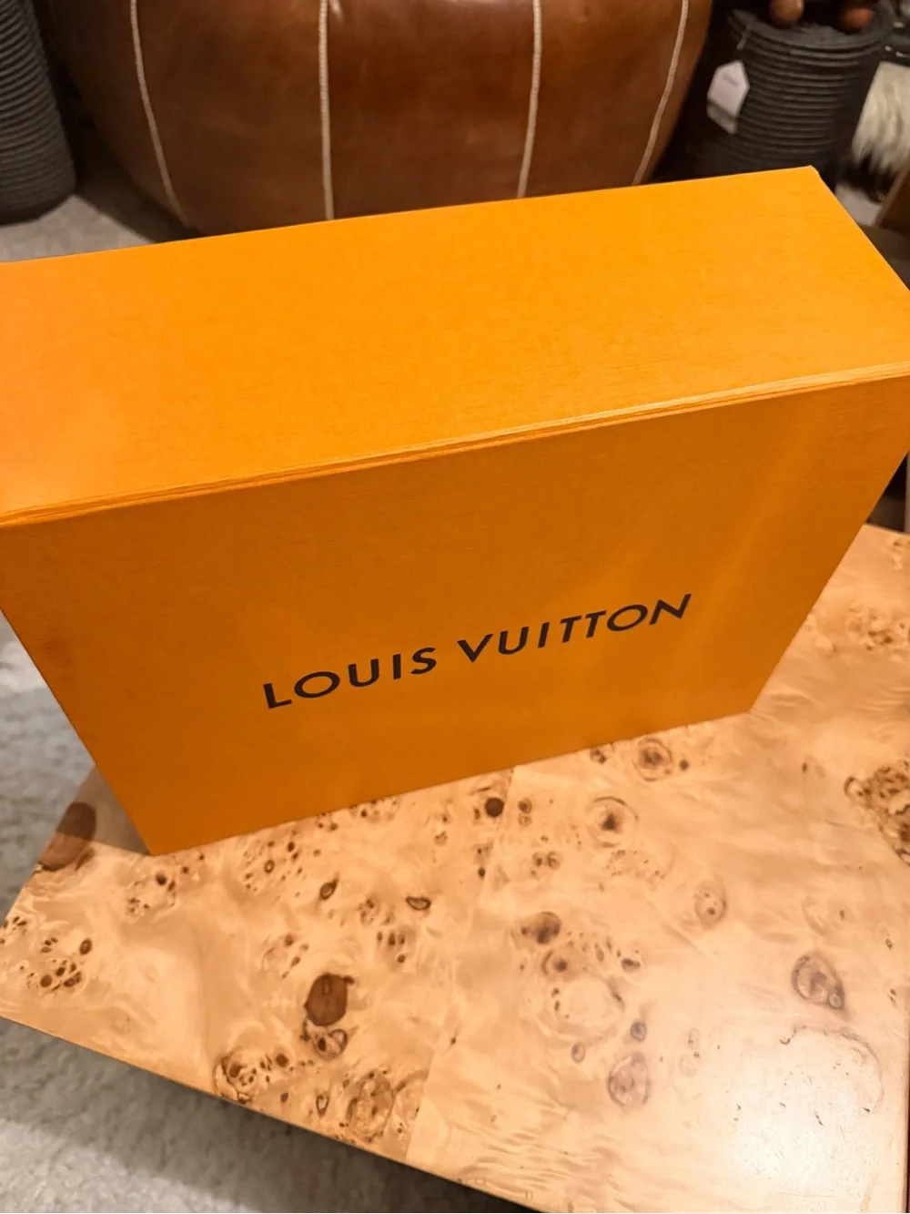 LOUIS VUITTON LV RANGER DERBY LACE- UP LEATHER SHOES MOCHA